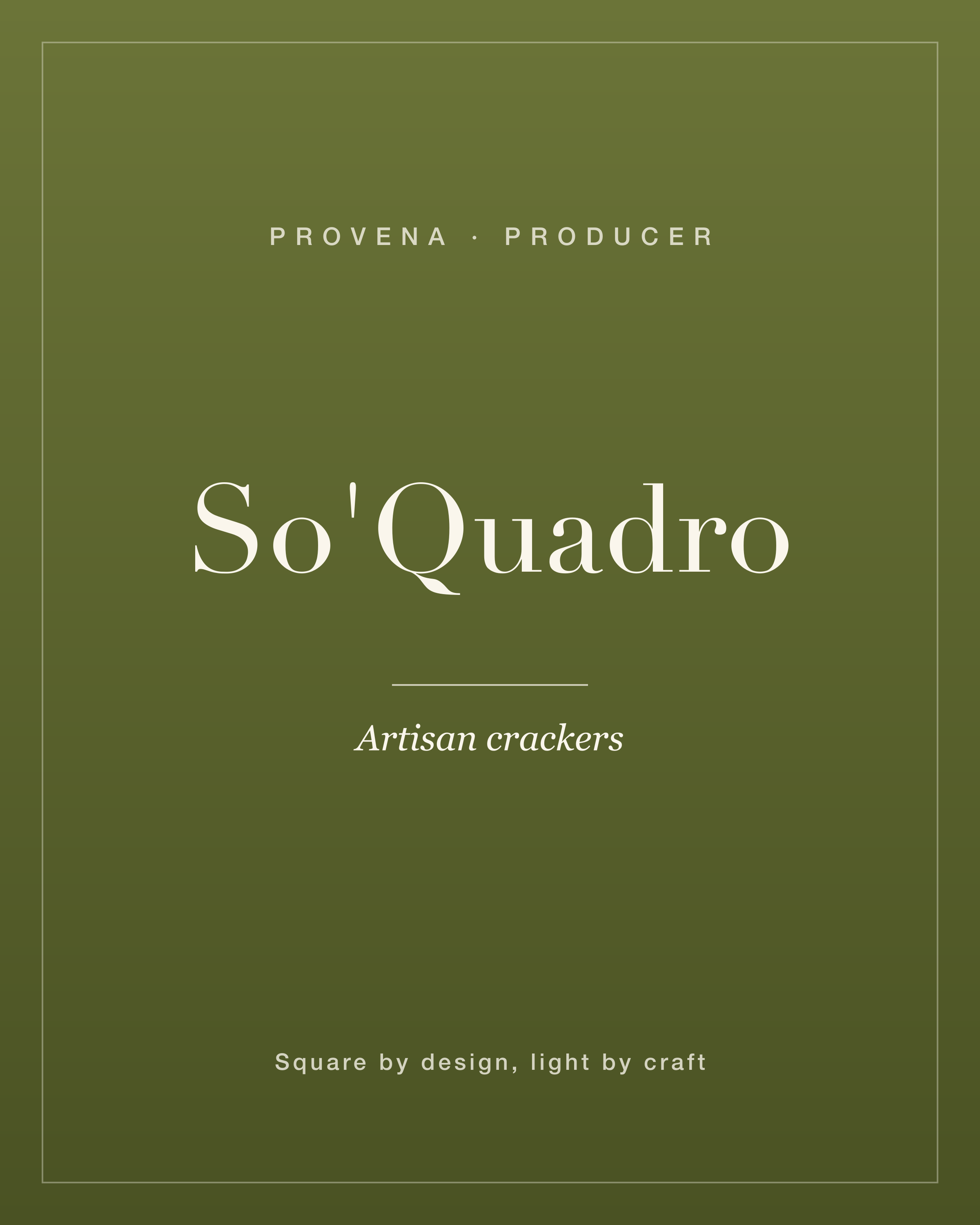 So'Quadro — Provena producer