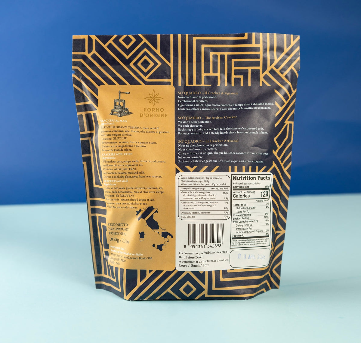 Crackers Mais — product detail