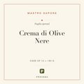 Crema di Olive Nere — Mastro Sapore, Provena label