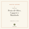 Pesto di Olive, Capperi e Mandorle — Mastro Sapore, Provena label