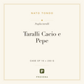 Taralli Cacio e Pepe — Nato Tondo, Provena label
